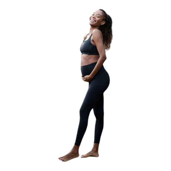 FP Movement x Hatch Never Better Square Neck Maternity Bra Black NEW Activewear - Picture 3 of 11